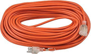 Global Industrial 100 Ft. Outdoor Extension Cord w/Lighted Plug, 16/3 Ga, 10A, Orange