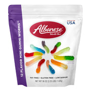 Albanese Mini Worms / 36 Ounce (Pack of 1) / Orange,blue,lime,pink Gummy Candy