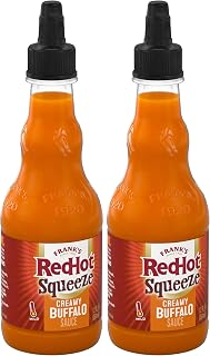 Frank's RedHot Squeeze Creamy Buffalo Sauce, 12 fl oz (Pack of 2)