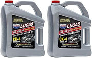 Lucas Oil Synthetic SAE 10W-30 CK-4 Motor Oil, 1 Gallon (Pack of 2)