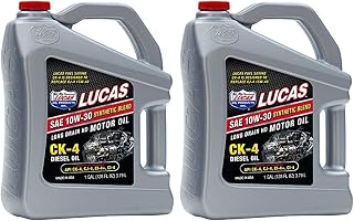 Lucas Oil Synthetic SAE 10W-30 CK-4 Motor Oil, 1 Gallon (Pack of 2)