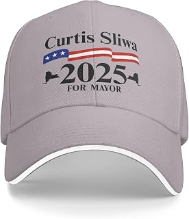 Curtis Sliwa for New York Mayor Hat Sliwa 2025 Trucker Caps for Men Women Baseball Capsmz46
