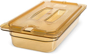 Carlisle FoodService Products 1/3 size / Amber / 2.5" Deep Storage & Transport