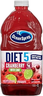 Ocean Spray Diet Cranberry with Lime Juice Drink, 64 Fl Oz Bottle