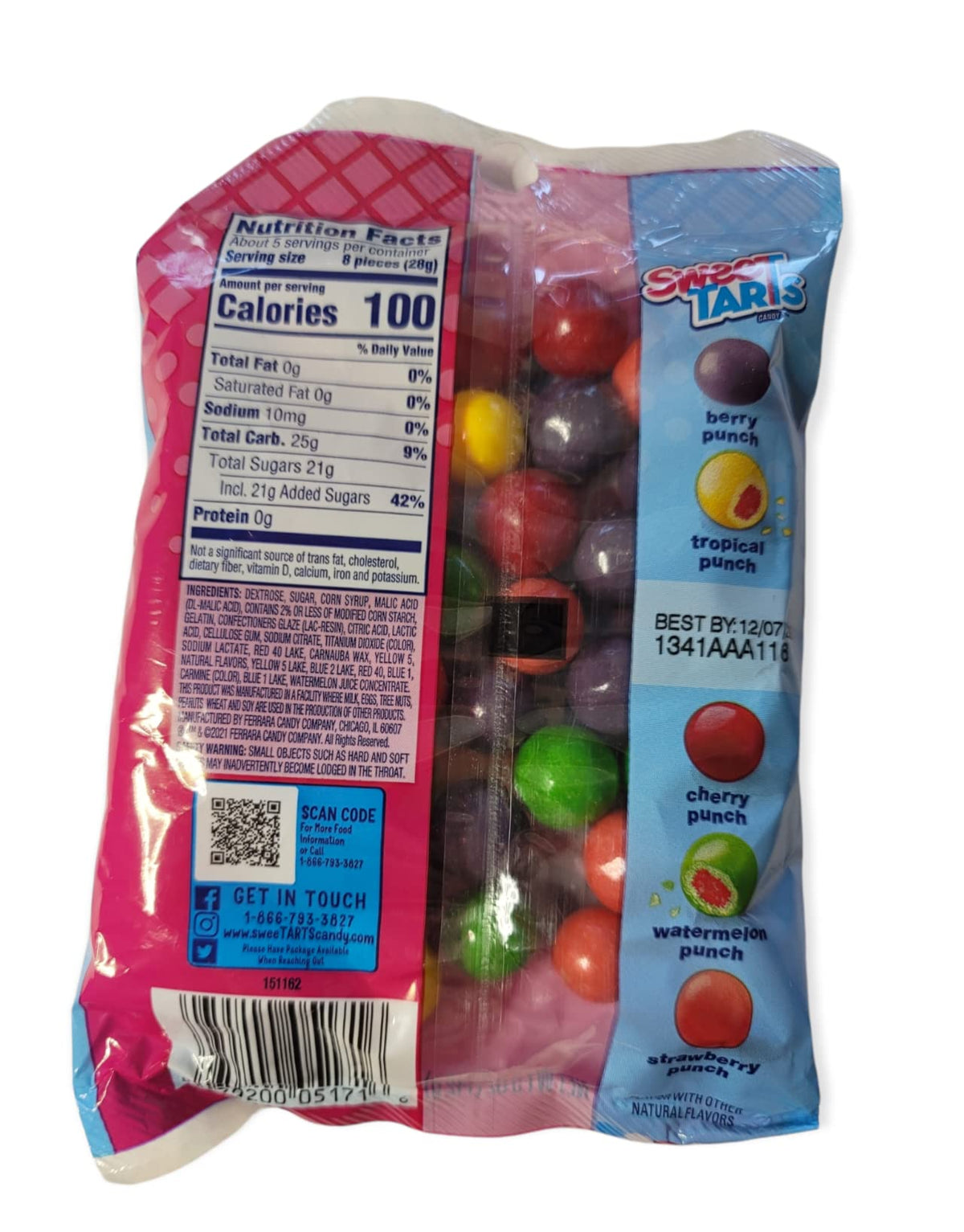 Chewy Fusions by SweeTARTS – 5 Ounce (Pack of 1), Multicolor, Model 5171