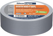 Shurtape PC 609 Performance Grade, Co-Extruded Cloth Duct Tape, 48mm x 55m, Silver, 1 Roll (149263)