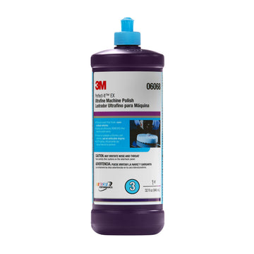 Perfect-It Ultrafine Machine Polish by 3M – 1 Quart, Mixed, Blue, Model 06068