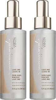 Kenra Platinum Luxe One Leave-In | All-In One Miracle Spray | Enriched with Precious Gold | Opulent Slip & Shine | Thermal/Heat Protection | Medium To Coarse Hair