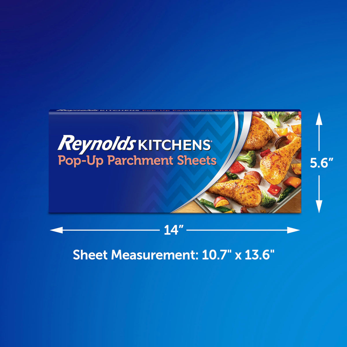 Kitchens Pop-Up Parchment Paper Sheets by Reynolds – 30 Count, Paper, White, Model G79277