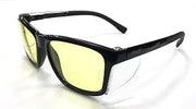 Pyramex Safety Conaire Safety Glasses UV400 Lens Black Frame