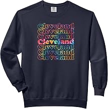 Cleveland Tie Dye Comfort Colors Adult Sweatshirt