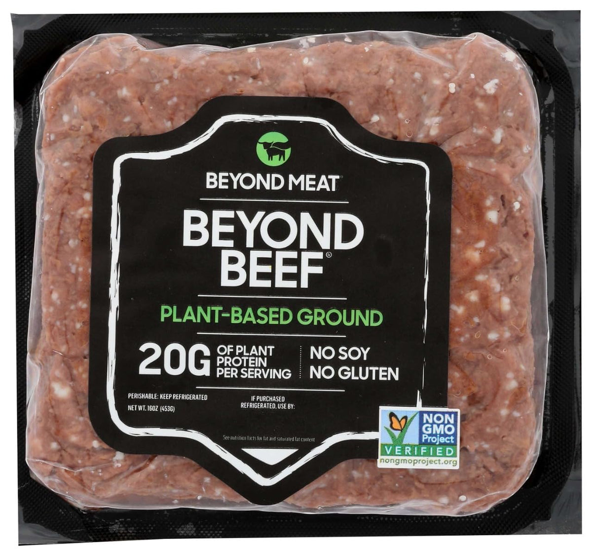 Beyond Beef Ground by BEYOND MEAT – 12 Pound (Pack of 12), Beyond Beef Brick Pack, Pack of 12