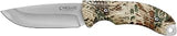 Camillus MASK 9" Drop Point Blade Durable Rust&Corrosion-Resistant 420 Stainless Steel Hunting Hiking Fishing Camping Fixed Blade Knife with Protective Sheath