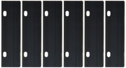 () Easy Grill Scraper Replacement Blade [Case of 6] by Nemco – 1", Stainless Steel, Silver, Pack of 6, Model 55607-6