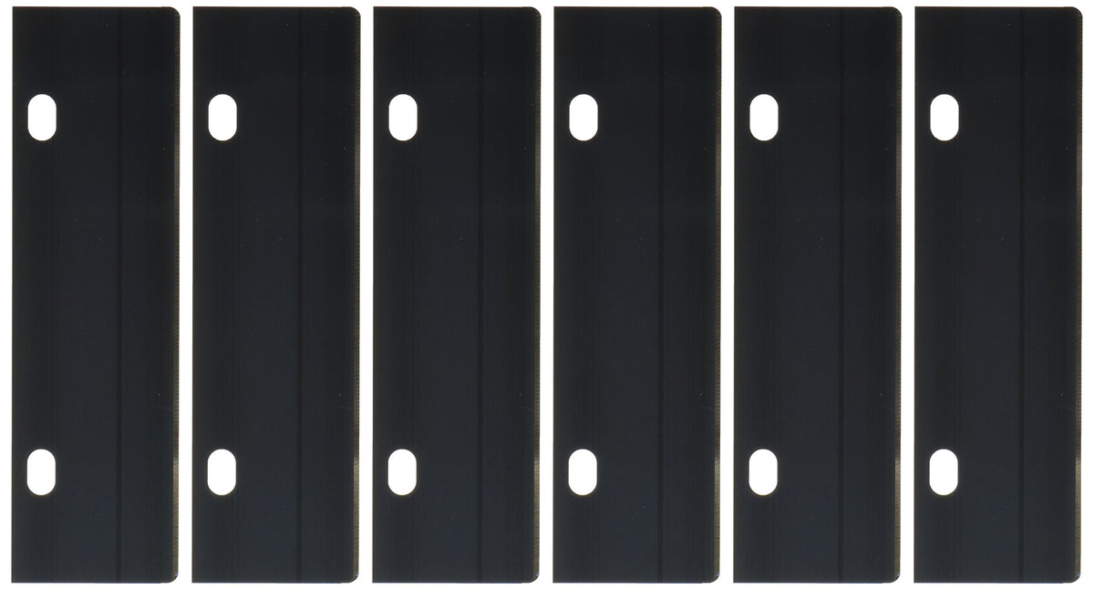 () Easy Grill Scraper Replacement Blade [Case of 6] by Nemco – 1", Stainless Steel, Silver, Pack of 6, Model 55607-6
