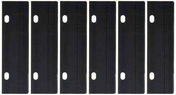 () Easy Grill Scraper Replacement Blade [Case of 6] by Nemco – 1", Stainless Steel, Silver, Pack of 6, Model 55607-6