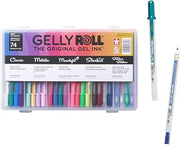 SAKURA Gelly Roll Gel Pens Gift Set, Assorted Colors, 74 Pack