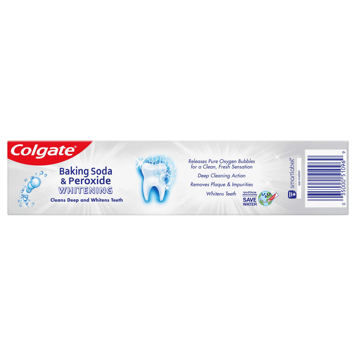 Baking Soda and Peroxide Whitening Bubbles Toothpaste by Colgate – 8 Ounce (Pack of 1), Multi, Model 51096