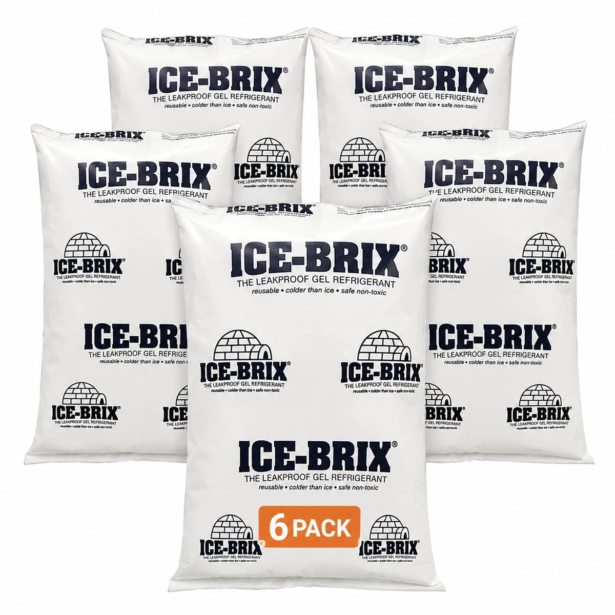 BOX USA 6-Pack Large 10x8 / White / 48.0 ounces Multitools