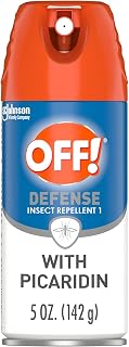 OFF! Defense Insect Repellent Aerosol with Picaridin, Bug Spray with Long Lasting Protection from Mosquitoes, 5 oz
