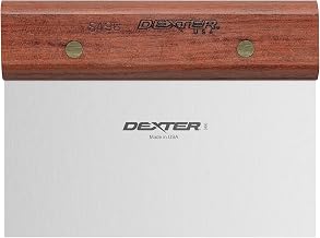 Russell Walnut Dough Scraper by Dexter – 6", stainless_steel, Multicolor, Model S496PCP