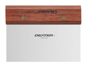 Russell Walnut Dough Scraper by Dexter – 6", stainless_steel, Multicolor, Model S496PCP