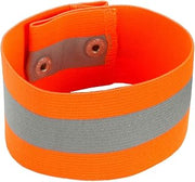 Ergodyne GloWear 8001 High Visibility Reflective Arm/Leg Band - Snap Closure, Orange, Large/X-Large