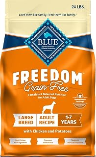 Blue Buffalo Freedom Chicken Large Breed Grain-Free Dry Dog Food, 24 lb