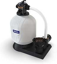 Polaris Prestige Above Ground Pool Filter System | 19" Sand Filter with Forza 0.75 THP Premium Pool Pump | Includes Large Strainer Basket, Top Mount 7-Mode Valve, and All Hoses with Adapters