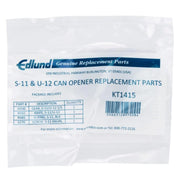 Manual, Quick Change, can Opener, with Knife and Gear Replacement kit, Model U-12 by Edlund – Medium, Stainless Steel, Silver, Model 14108