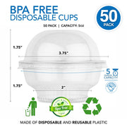 Stock Your Home 5 Ounce / Clear / 5.0 ounces Cups