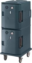 Cambro UPCH800192 Ultra Camcart with Heated Doors 110V Granite Green Case of 1