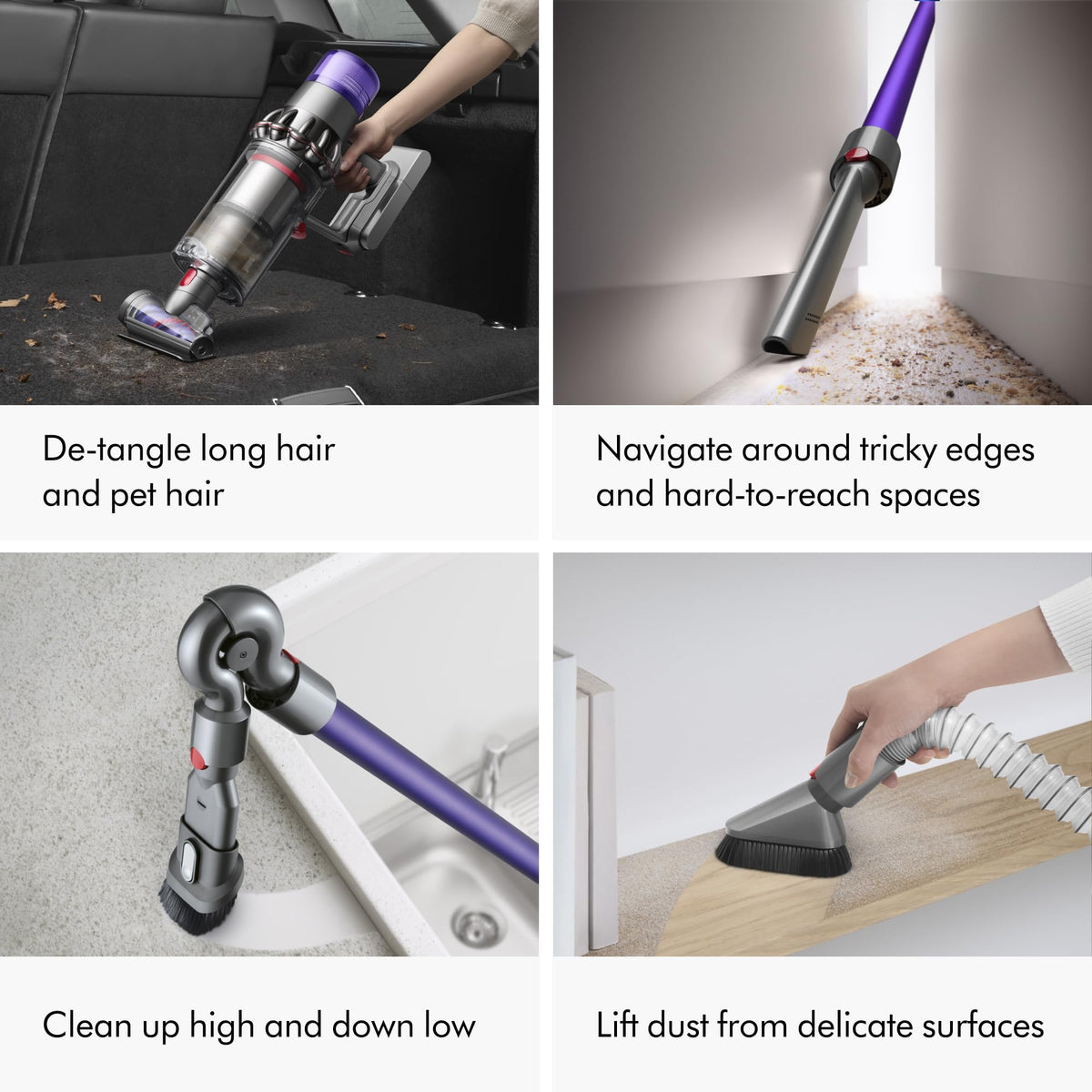 V11 Extra (Nickel/Purple) by Dyson – 0.2 gallons, Nickel/Purple, Model 304912-01
