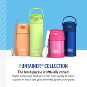 FUNTAINER Insulated Food Jar by THERMOS – 16 Ounces (Pack of 6), 16.0 ounces, Stainless Steel, Matte Black (Pack of 6), Pack of 6