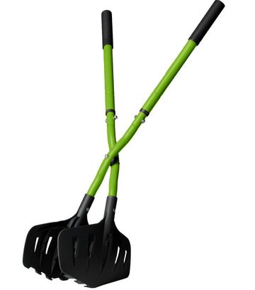 Gator Grabber Telescoping Leaf Clean-Up Tool by Earthwise – Steel, Green/Black, Model 50002