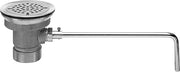 Fisher 22209 DrainKing Waste Valve, with Flat Strainer, 12 GPM Drain Rate