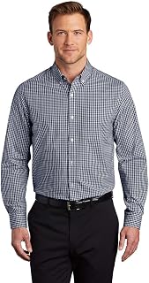 Port Authority Men's Broadcloth Gingham Easy Care Button-Down Shirt