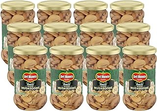 Del Monte Mushrooms Slices 6 oz. Jar, 12 Pack