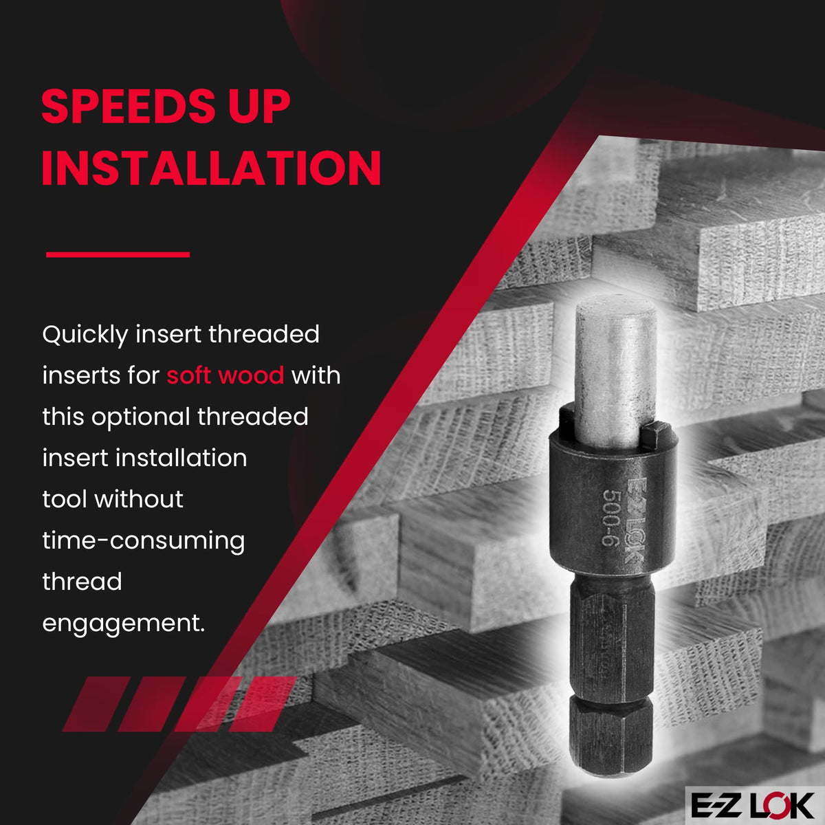 E-Z LOK 500-6 / Multicolor / Industrial Externally Threaded Inserts