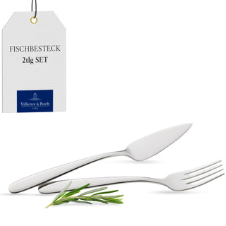 Daily Line Fish Set by Villeroy & Boch – Standard, Stainless Steel, Pack of 2, Model FBA_1264039360
