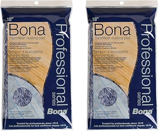 Bona Pro Series Ax0003437 18-Inch Microfiber Dusting Pad (Pack 2)