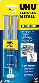 UHU Liquid Metal Double Chamber Syringe, Information Card