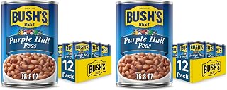 Bush's Best 12-15.8 oz Purple Hull Peas (Pack of 2)