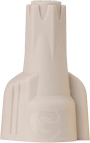Gardner Bender 19-1H1 Hex-Lok Twist-On Wire Connectors, 22-8 AWG, Electrical Wire Nut, Tan (Pack of 6)