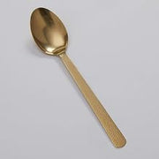 American Metalcraft GVHSP Solid Spoon, Hammered, Vintage Gold, 13 1/4-Inches