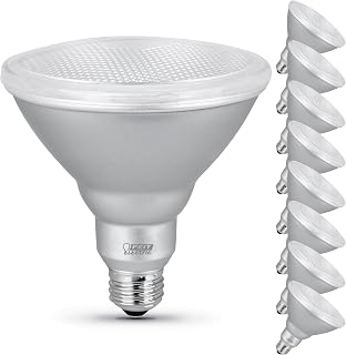 Feit Electric PAR38 Enhance LED Flood Light Bulb, 90W Eq, Daylight, 8 Pack