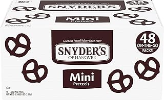 Snyder's of Hanover Mini Pretzels, Individual Packs, 48 Ct