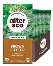 Alter Eco Brown Butter / 12 Count (Pack of 1) / Brown Candy & Chocolate Bars