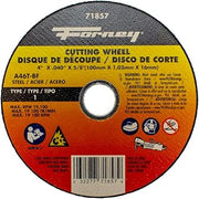 Forney 71857 4-Inch by 0.040-Inch A46T-BF Type 1 Metal Cut Off Wheel with 5/8-Inch Arbor