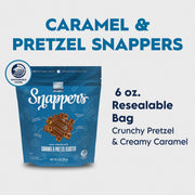 Pretzel Milk Chocolate by Snappers – 6 Ounce (Pack of 6), Pack of 6